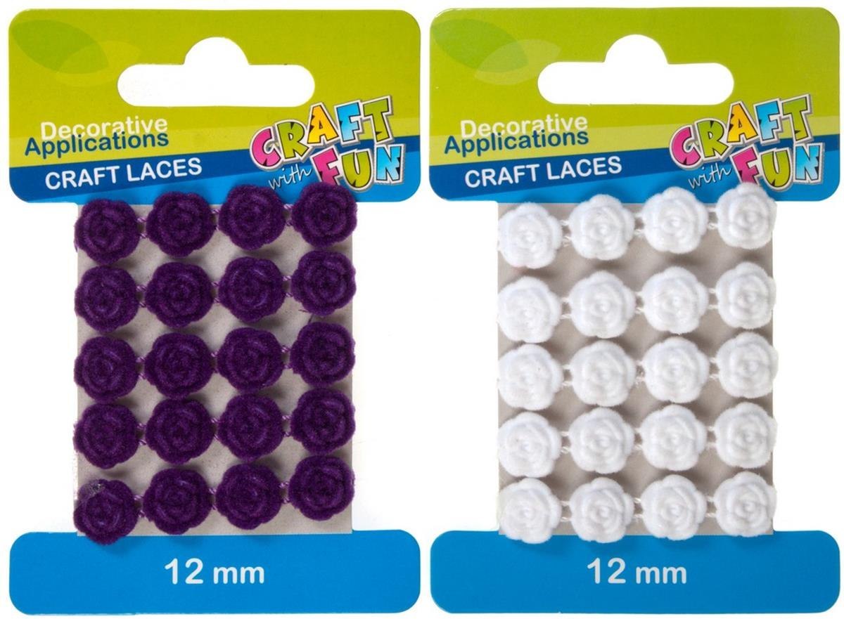 DECORATIVE TAPE ROSES CRAFT WITH FUN 384106